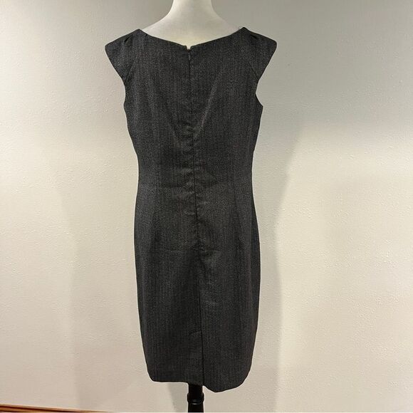 Mossimo Elegant v-neck sleeveless charcoal mini Dress size 14 - Picture 5 of 12
